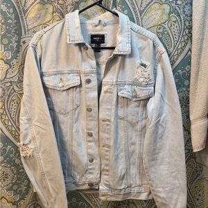 Forever 21 Blue Jean Jacket Classic Style